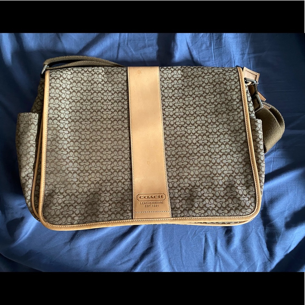 Coach Messenger Bag - laptop bag or diaper bag